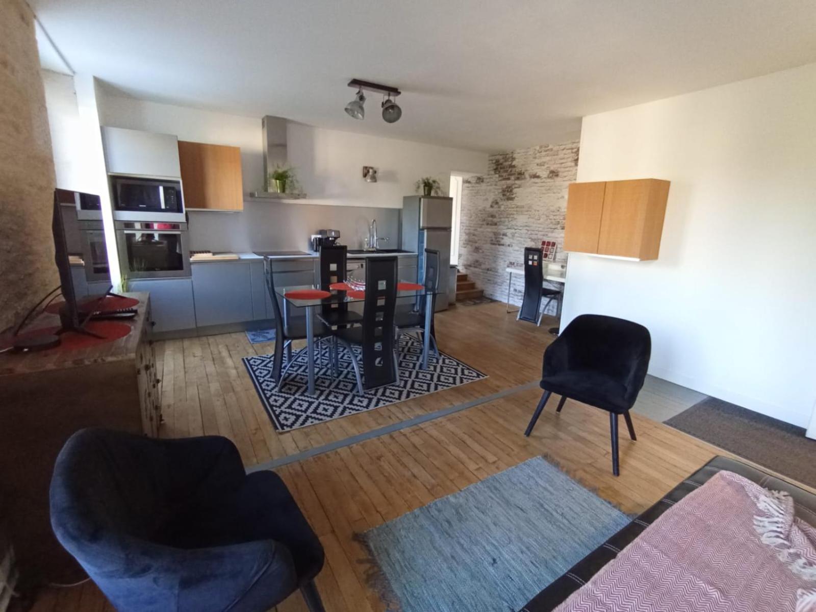 Au Bord De L'Eau Coulon Appartement Buitenkant foto